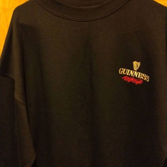 NWOT Guinness Sweatshirt by Guinness XL Black and Thick Warm - Picture 10 of 13